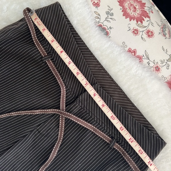 Celine brown striped slacks - Picture 7 of 8